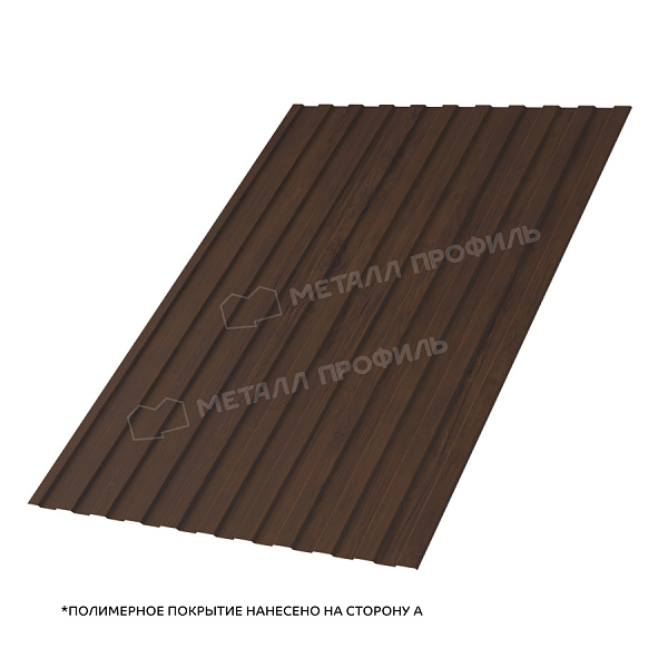 Профлист С-8 Ecosteel 0.5 Мореный Дуб — купить в Ишиме