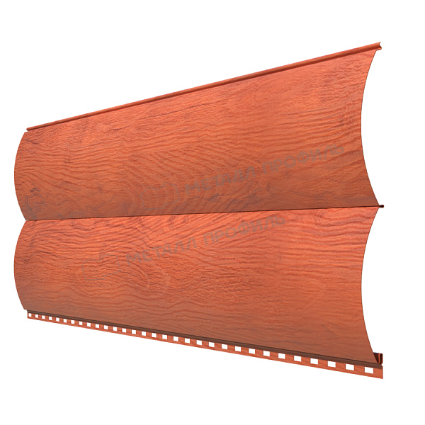 Металлосайдинг Блок Хаус Ecosteel 0.45 Дуб