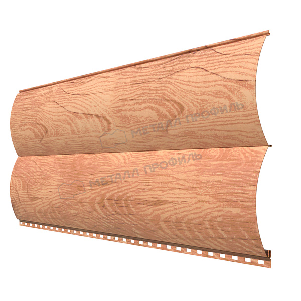 Металлосайдинг Блок Хаус Ecosteel 0.5 Кедр